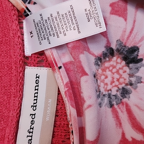 ALFRED DUNNER camisole and cardigan set. - Picture 2 of 3